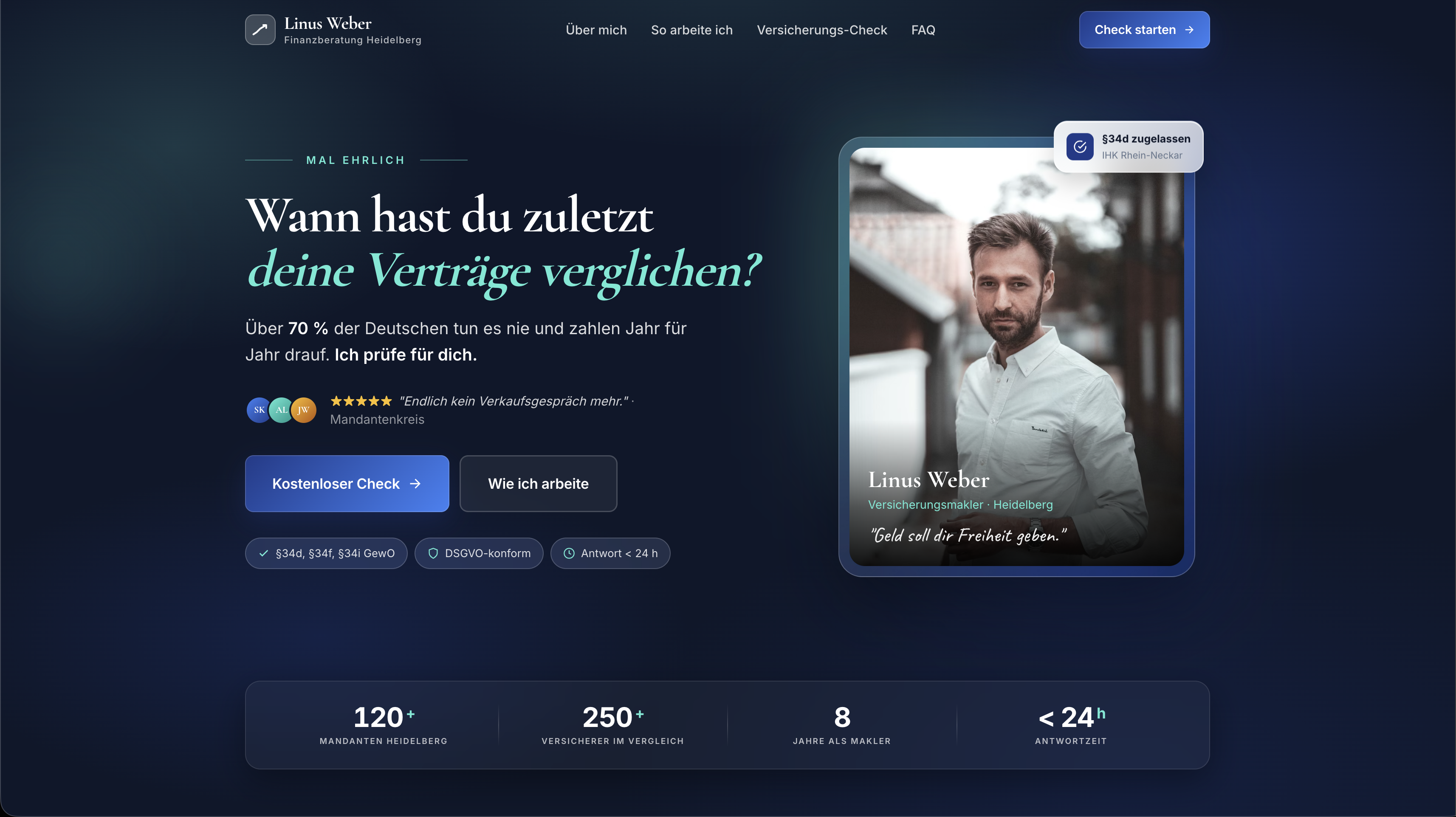 Vorschau Linus-Musterseite